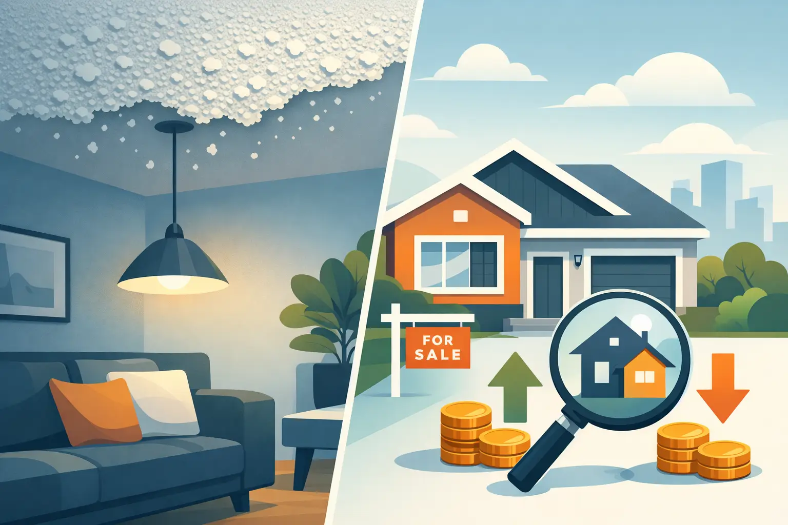 Does Popcorn Ceiling Affect Home Value?