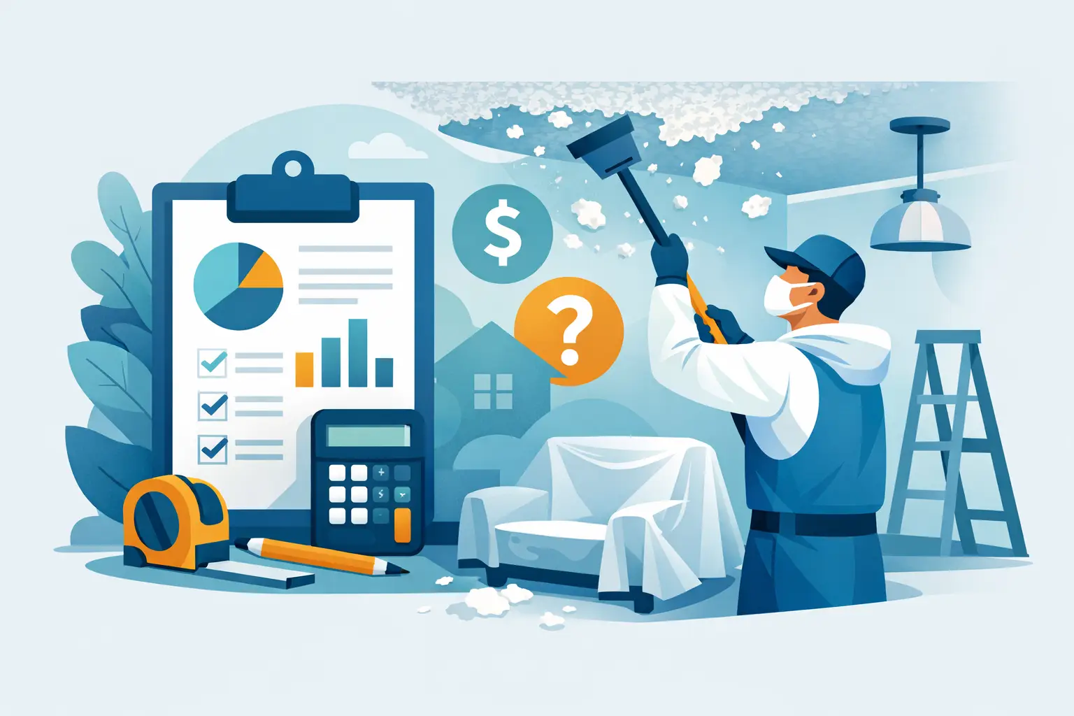 How to Estimate a Popcorn Ceiling Removal