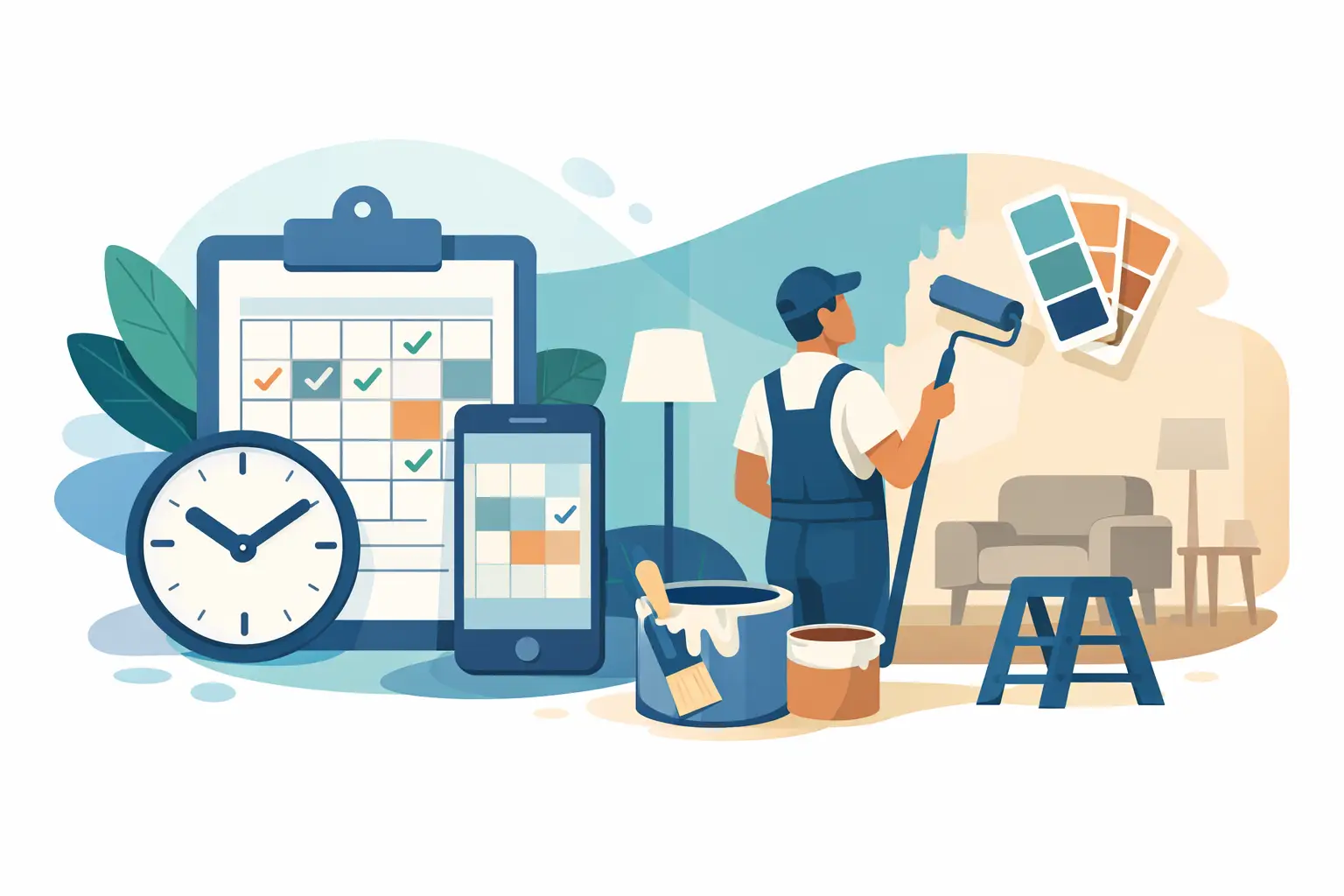 How to Schedule an Interior Painting Project