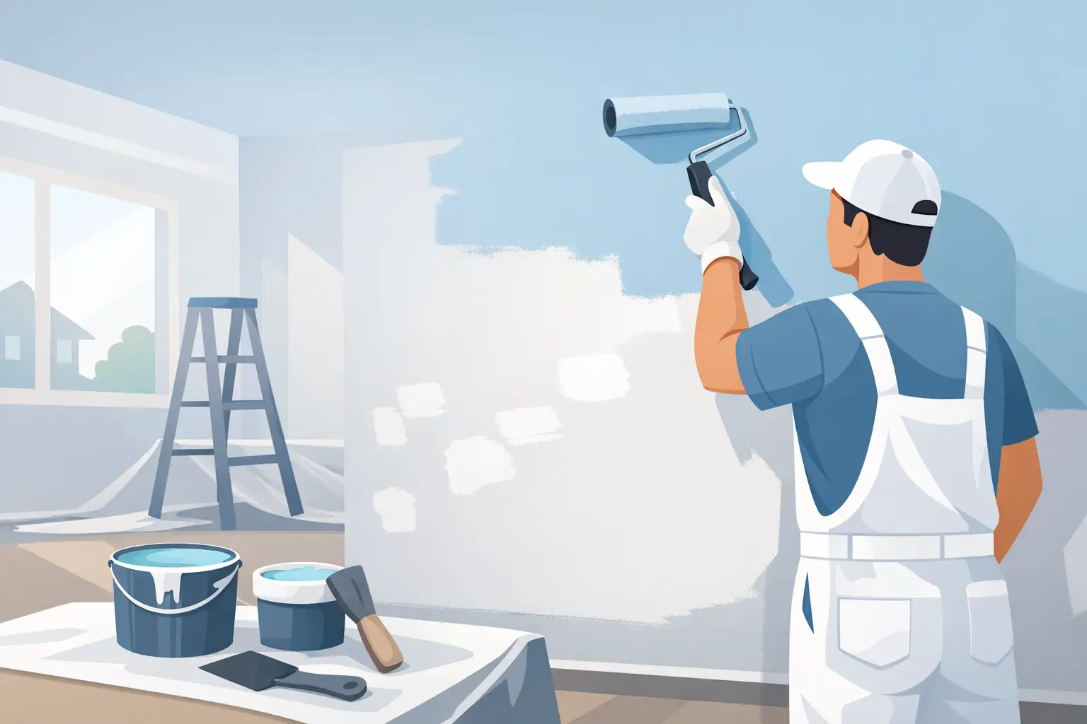 Painting After Drywall Repair for a Smooth Finish
