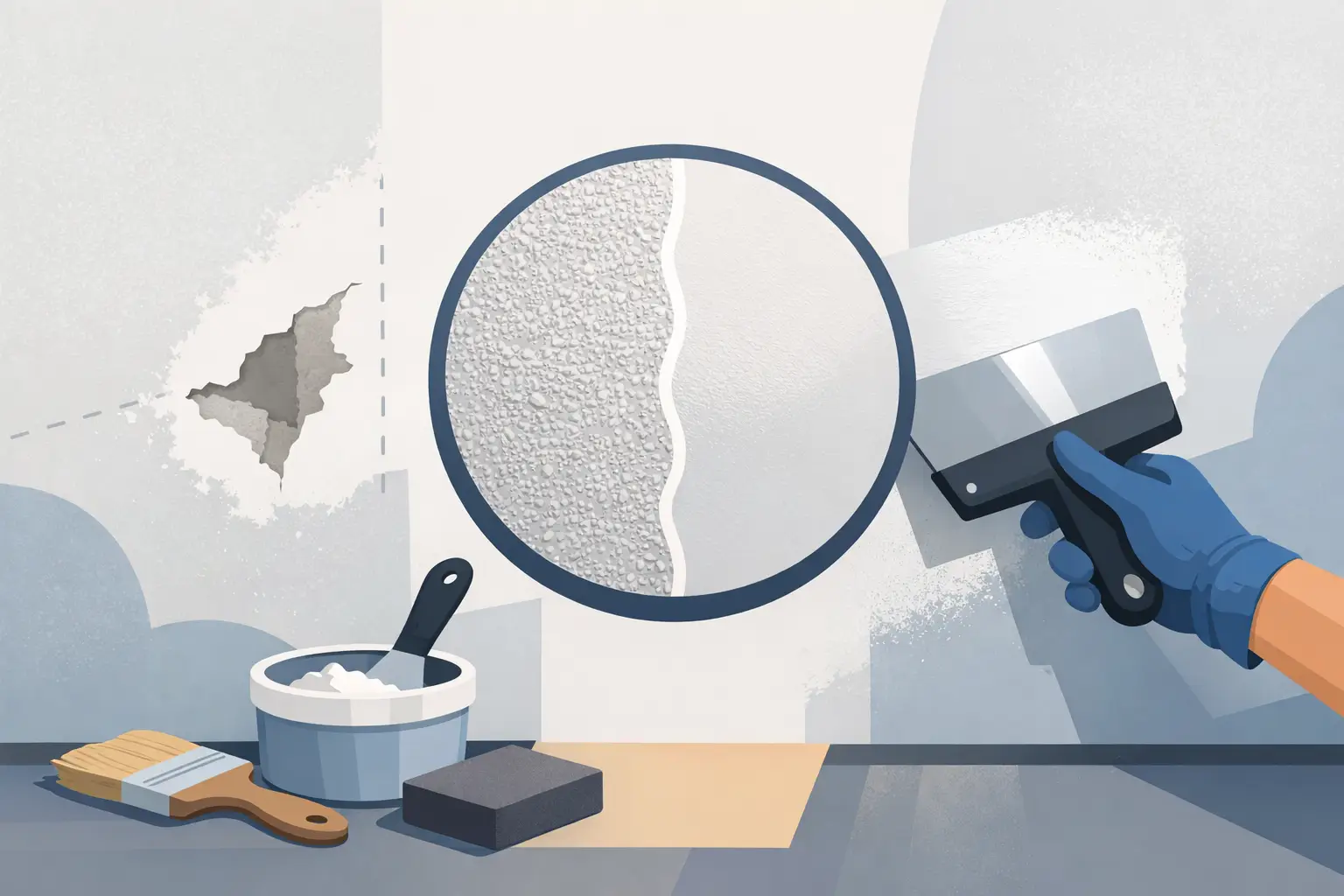 Drywall Texture Matching for Invisible Repairs