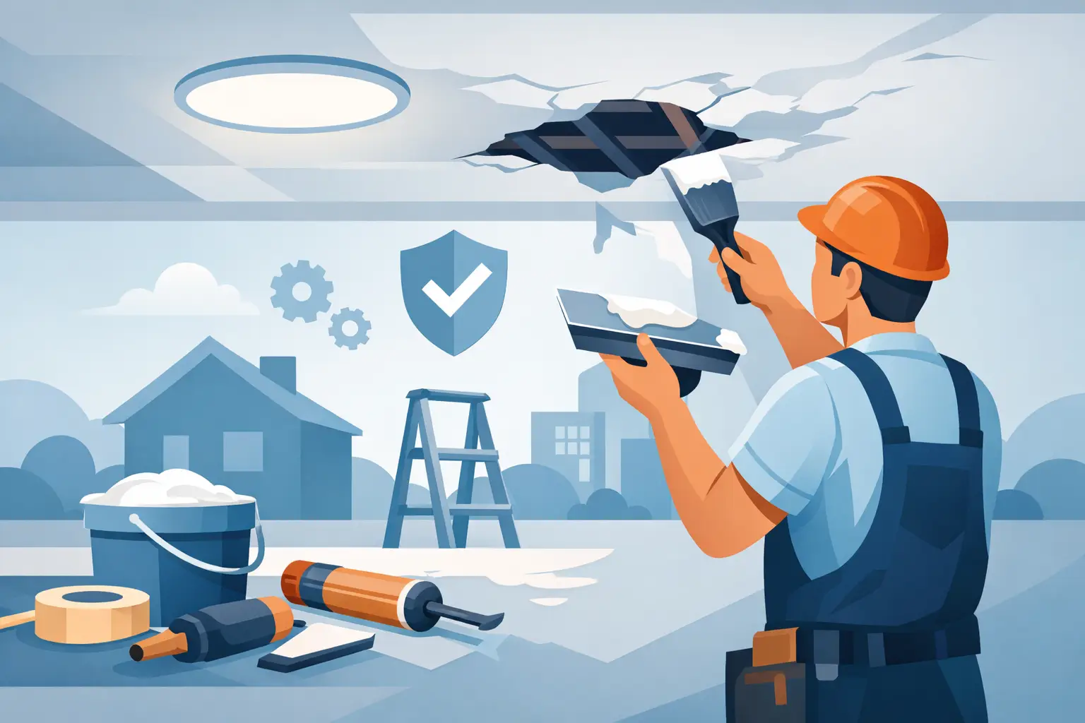 What a Ceiling Repair Project Needs to Last