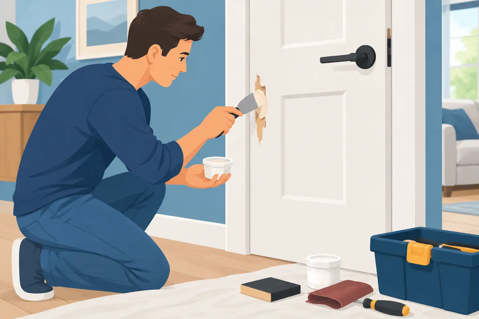 A Guide to Repairing Door Damage at Home