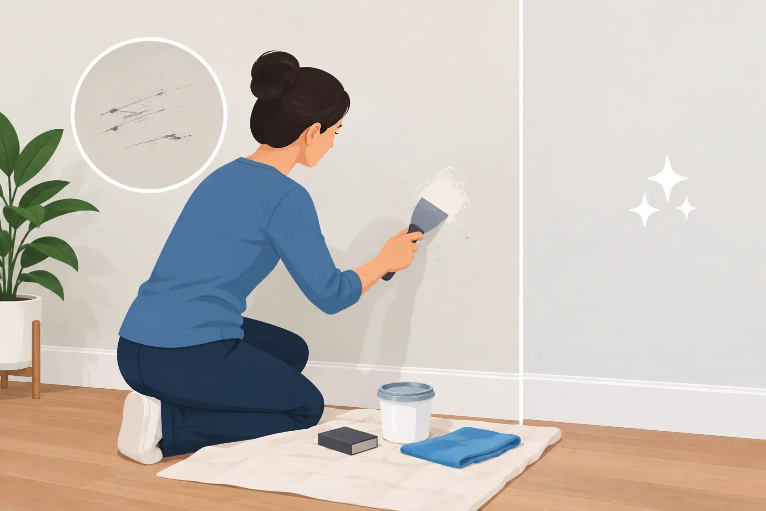 A Professional Guide to Fixing Wall Scuffs