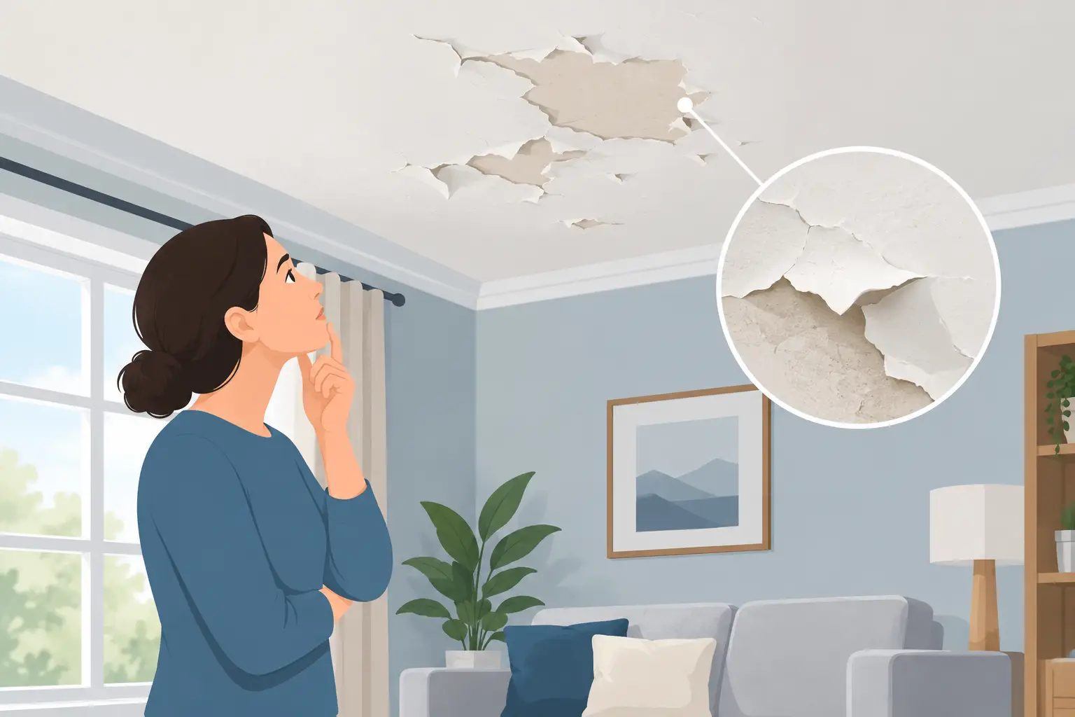 Why Does Ceiling Paint Peel in Your Home?